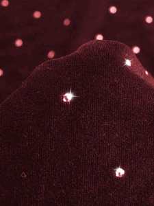 เสื้อสเวตเตอร์สวมหัวแขนยาวผ้าฟลีซผ้าฝ้าย400GSM เบอร์กันดีสำหรับผู้หญิงกำหนดเองได้ทุกชิ้น - Product Image 3