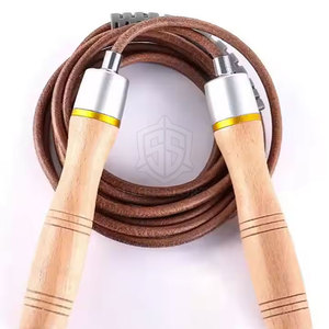 Fabricant d'usine Cordes à sauter avec manche en bois Cordes à sauter solides pour vente en ligne - Product Image 2