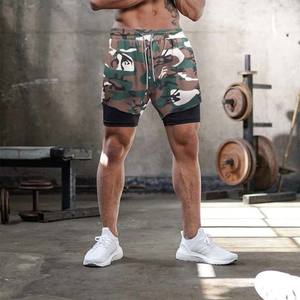 OEM Design personnalisé Vêtements pour hommes Shorts double couche Polyester Coton Shorts d'été taille haute pour hommes à vendre - Product Image 3