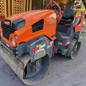 Compacteur vibrant à double tambour d'occasion HAMM HD35VV, poids de travail 3,5 tonnes, marque allemande d'origine, petit compacteur. - Product Image 6