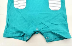 Precio al por mayor, ropa de verano de punto para bebés recién nacidos, cuello redondo, manga corta, estampado de dibujos animados, mameluco para niños - Product Image 4