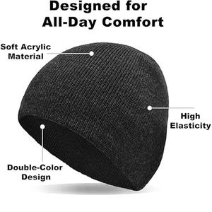 Casquette en jacquard pour homme avec logo personnalisé - Entièrement personnalisable, respirante, imperméable, réglable, décontractée, pour l'hiver, utilisation en extérieur - Product Image 4