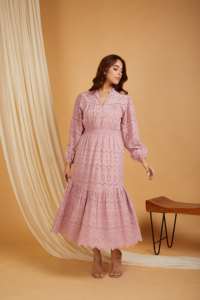 Nuevas llegadas OEM ODM personalizado en vestido cómodo de alta calidad para las mujeres vestido de una pieza de longitud completa en la fabricación al por mayor - Product Image 4