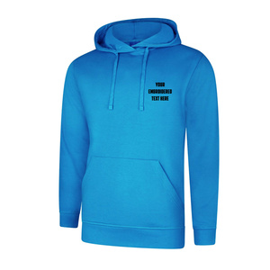 Venta al por mayor OEM muestra gratis hombres Sudadera con capucha 50 algodón 50 poliéster manga larga impresa Oversize pulóver sudaderas con capucha térmicas - Product Image 2