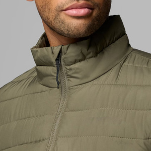 Veste matelassée d'hiver personnalisée pour homme avec logo, veste matelassée zippée de haute qualité, vêtements décontractés, design surdimensionné personnalisé, manches longues, 2026 - Product Image 5