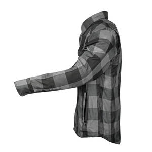 Camisa de moto ignífuga para motorista para hombre personalizada hecha con Camisa de franela protectora para motocicleta en todos los colores y tamaños - Product Image 2