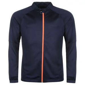 Survêtement d'athlétisme d'hiver en gros Ensemble de vêtements de sport pour l'entraînement sportif Veste à cordon pour hommes Coupe régulière Course à pied Logo personnalisé Solide - Product Image 3