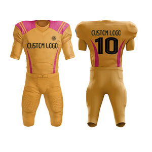 Jersey de fútbol americano sublimado personalizado de alta calidad, ropa deportiva corta Unisex, uniforme de fútbol americano con receptor ancho - Product Image 4