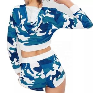 Pantalones cortos deportivos sexy para mujer, traje informal, conjuntos cortos de verano para conjuntos de pantalones cortos sexy para mujer - Product Image 3