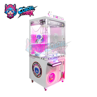 Mesin Permainan Arcade Taman Hiburan Warna-warni yang Dioperasikan dengan Koin / Mesin Cakar Boneka untuk Dijual / Mesin Penjual Otomatis