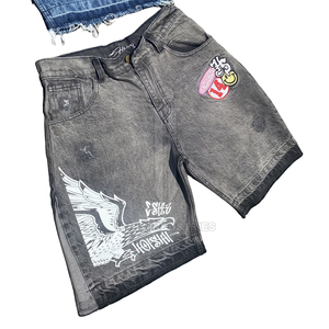 Short en jean léger en gros Short thaïlandais confortable pour homme à taille élastique à vendre en ligne - Product Image 3