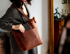 Fashion Designer Women's Tote <b>Handbags</b> Best Quality Leather Custom Famous <b>Handbags</b> Manufacturer - Product Image 5