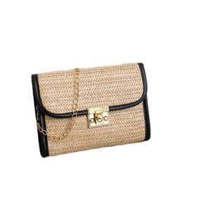 Trendy <b>Mini</b> Women's Bag Beach Multicoloured Elegant Straw Bags Customized Ladies Shoulder Straw <b>Hand</b> Bags Wholesale Products - Product Image 1