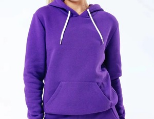 Ropa de gimnasio de invierno de manga larga para mujer, conjunto de chándal de cuello con capucha y patrón sólido multicolor personalizado OEM, respetuoso con el medio ambiente - Product Image 5