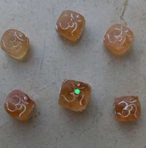 15-20mmm ซิทรีนธรรมชาติสำหรับแกะสลักหินอัญมณีแกะสลักด้วยมือสำหรับทำเครื่องประดับเงินในฤดูร้อน - Product Image 1