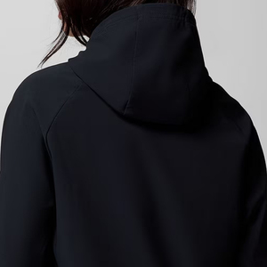 Sweat à capuche pour femme en tissu respirant, couleur unie, avec capuche et matière polaire pour un ajustement confortable et décontracté, pour une utilisation en extérieur et décontractée - Product Image 5