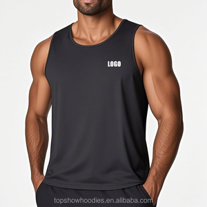 Powerlifting เสื้อกล้ามโพลีเอสเตอร์สำหรับผู้ชายเสื้อกล้ามโพลีเอสเตอร์สำหรับใส่ออกกำลังเสื้อกล้ามออกกำลังเสื้อวิ่งออกกำลังกาย - Product Image 1