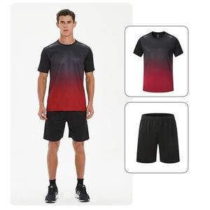 ชุดกีฬาฟุตบอลของผู้ชาย2024ชุดฟุตบอลกางเกงขาสั้นและเสื้อเจอร์ซี่ที่มีแขนเสื้อ - Product Image 5