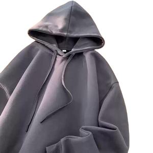 Sweat à capuche unisexe personnalisé de haute qualité à prix de gros impression brodée en éponge française de haute qualité coton personnalisé hiver - Product Image 1