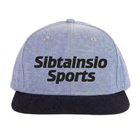 Casquette de baseball ajustable à visière plate personnalisée, bleu délavé, style streetwear hip-hop, casquette de golf en maille, casquette en polyester imperméable pour enfant
