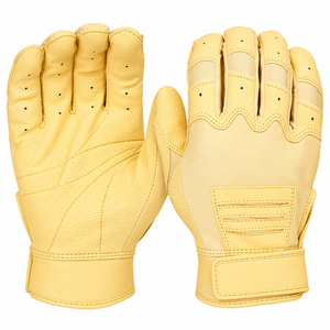 Premium Custom Baseball Batting Gloves Cabretta Leather Anti-Slip Grip Lightweight Durable OEM Sports Gloves - Product Image 1