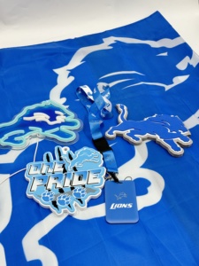 Detroit hổ Led Neon ánh sáng lên ĐộI Logo chuỗi dấu hiệu tùy chỉnh 11.8x7.6 inch Detroit sư tử Led Vòng cổ bóng đá sản phẩm - Product Image 6