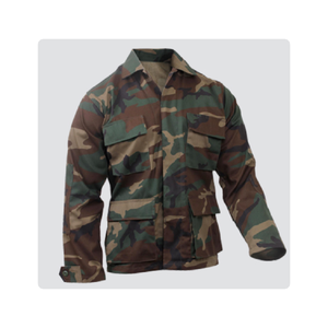 Ensemble d'uniformes BDU Camouflage de qualité supérieure Chemise et pantalon de combat à manches longues personnalisés en coton Services de sécurité professionnels - Product Image 4