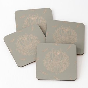 Posavasos personalizados de té de bebida auténtica forma y tamaño posavasos de Acacia de suministro de fábrica auténtico con soporte producto de moda - Product Image 3