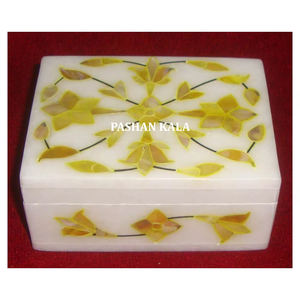 Hermosa caja de almacenamiento de joyas con Incrustaciones de nácar Rectangular para decoración del hogar y propósito de regalo al mejor precio barato - Product Image 1