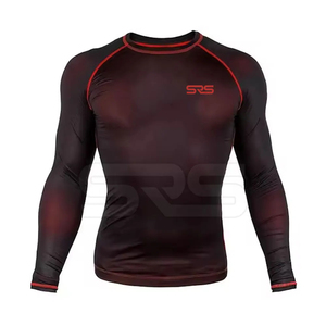 Quick Dry Compression Shirt <b>Men</b> Gym Training Running Athletic <b>Base</b> <b>Layer</b> Fitness Top Spandex/Polyester Long Sleeve Tight Fit - Product Image 1