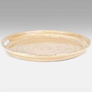 Bandeja de servicio de bambú hilado de alta calidad, asas sostenibles, respetuosas con el medio ambiente, multiusos para uso en la cocina, suministro al por mayor - Product Image 3