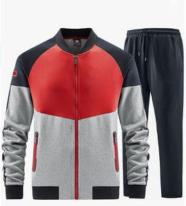 Survêtement imperméable en nylon de haute qualité pour hommes, combinaison de jogging solide de luxe, ensemble coupe-vent court, option grande taille, polyester et nylon - Product Image 4