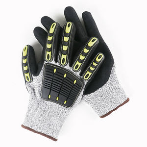 HPPE Sandy Foam Nitrile Enduit TPR Résistant aux coupures Gants de travail anti-impact pour champ pétrolifère Travail industriel Vêtements de sécurité mécanique - Product Image 5