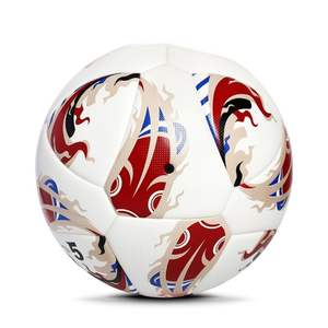 Balón de fútbol de PU cosido a máquina con vejiga de butilo tamaño 5 para entrenamientos, prácticas de equipo o partidos recreativos - Product Image 4