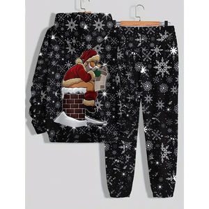 Servicio OEM de impresión por sublimación, calidad superior, color de contraste propio, chándales para hombre, chándales de algodón cómodos de ajuste Regular - Product Image 4