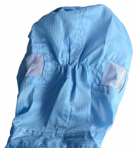 2025 personnalisé de qualité supérieure tissu sans poussière 5mm bande antistatique fendu blouse ESD vêtements de travail de sécurité pour salle blanche de laboratoire - Product Image 3