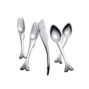 Decorative Vintage Stainless Steel Mirror Polish Silver Cutlery <b>Set</b> <b>Knife</b> <b>Fork</b> <b>Spoon</b> Luxury Back to School - Product Image 3