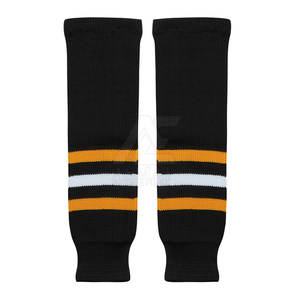Calcetines de Hockey sobre Hielo Duraderos, Ligeros y de Secado Rápido, Tejido Elástico, Costuras Reforzadas, Diseño Personalizable con Logotipo, 100% Poliéster - Product Image 1