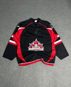 Ensemble OEM de pantalons et maillots de hockey sur glace de sport personnalisés Technique de sublimation en maille Vêtements de hockey - Product Image 3