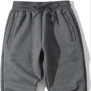 Venta al por mayor/personalizado grueso Sherpa polar pantalones de los hombres de Color sólido cálido hombres oscuros Pantalones rectos curvos a rayas - Product Image 6