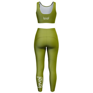 Cremallera acanalada de alta calidad, 6 uds., ropa activa, conjunto de Yoga sin costuras para Fitness, Sujetador deportivo, mallas, conjuntos de entrenamiento para mujer - Product Image 2