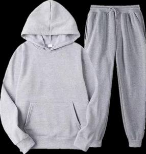 ชุดเสื้อมีฮู้ดแบบสวมหัวสำหรับผู้ชายชุดวอร์มผ้าฟลีซใส่สบายระบายอากาศได้ใส่สบายโลโก้ออกแบบได้ตามต้องการ - Product Image 3