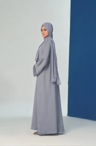 Muslim Hijab Women Abayas Islamic Clothing Custom Sequin Printed Muslim <b>Long</b> <b>Casual</b> <b>Dress</b> Plus Size Abayas Wholesale Customized - Product Image 4