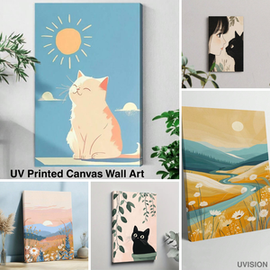 Arte de Pared en Lienzo Personalizado |   Decoración Moderna para el Hogar y la Oficina |   Pintura Personalizada Impresa con UV |   Decoración de Pared - Product Image 4