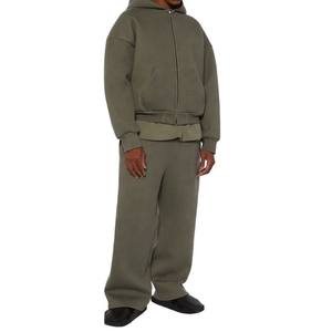 Chándal con Capucha Extra Grande para Hombre, al por Mayor, Transpirable, Cómodo, Informal, de Alta Calidad, 100% Algodón, Ecológico - Product Image 2