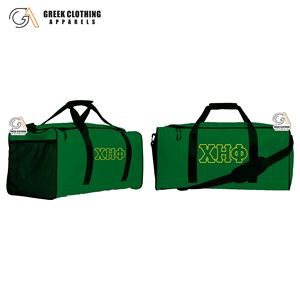 Chi Eta Phi Custom Embroidered Duffel <b>Bag</b> Luxury PU Greek Letter Gym Weekend Travel <b>Bag</b> Personalized Sorority <b>Accessory</b> - Product Image 5