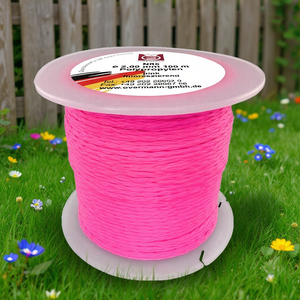 เชือกปูพื้นโพลีโพรพิลีนสีชมพูเรืองแสง ยาว 100 ม. เส้นผ่านศูนย์กลาง 2 มม. น้ำหนัก 60 กก. แพ็ค 6 เส้น สำหรับตาข่ายสวน - Product Image 3