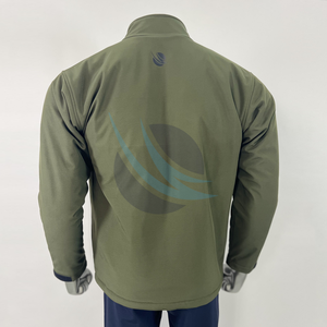 Chaqueta Softshell para Hombre, Cortavientos, Impermeable, de Lona, con Capucha, Deportiva, de Invierno, con Logotipo Frontal Personalizado, Unisex - Product Image 3