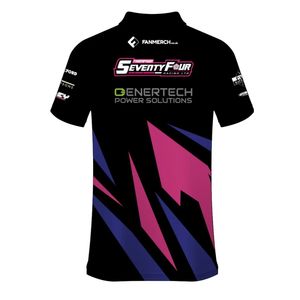 Camiseta de Carreras de Manga Corta para Adultos, Ropa de Carreras de Motos y Automóviles, Ropa Deportiva Personalizada de Sublimación Térmica de Alta Calidad - Product Image 2