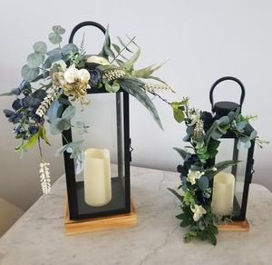 Centro DE MESA DE BODA artesanal sofisticado con atractivo atemporal para una mesa de boda romántica y clásica - Product Image 1